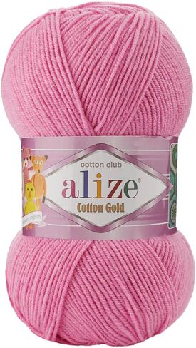 55% Cotton 45% Acrylic Alize Cotton Gold Yarn 1 Skein/Ball 100 gr 360 yds (29 - Forest Green) in Saudi Arabia