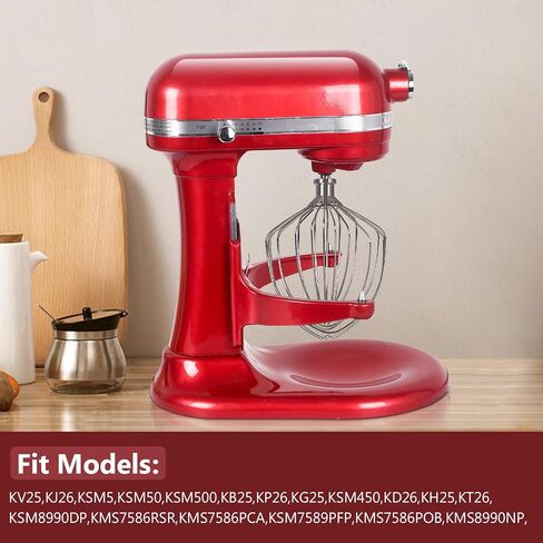 Stand Mixers Accessories 3-Piece Including K45WW Wire Whip & K45DH Dough Hook & K45B Flat Beater fit for Kitchenaid 4.5-5QT Tilt-Head Stand Mixers in Kuwait