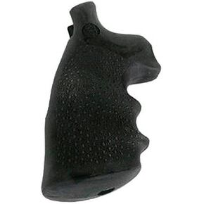 Hogue Rubber Grip S&W N Round Butt Conversion Style Rubber Monogrip, Black - 25002