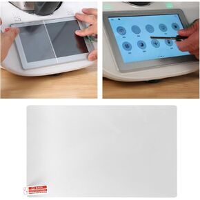 Screen Protector Suitable for for Thermomix TM6, Replacement Screen Film Glass Screen Protector for Thermomix, Food Processor Accessories, Clear, Anti Scratch