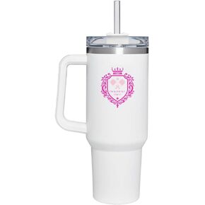 HydroMax On The Go Cup, 40oz (Pink) – Leak-Proof, Double-Wall Insulated, BPA-Free – Perfect for Pickleball, Sports, and Everyday Use