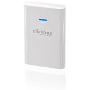 Clickfree 250 جيجابايت من محرك الأقراص الخارجي أبيض