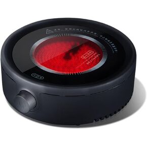 Mini Stove Electric, Silent Electric Tea Stove Small Ceramic Hot Plate for Boiling Water Making Coffee Knob Adjustment CN Plug