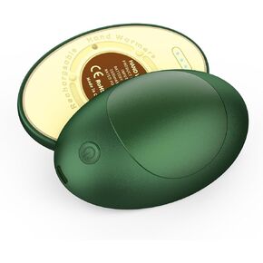 Rechargeable Hand Warmers 2pack,5000AH Avocados and Rugby Shape Electric Hand Warmer,Reusuable Mini Hand Heater Hot Hands Best Gifts for Male Female Inwinter Camping on Feeting