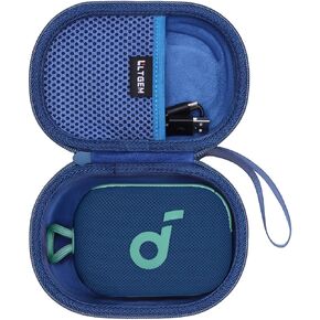LTGEM Case Compatible with Soundcore Select 4 Go Waterproof Ultra Portable Speaker, Black