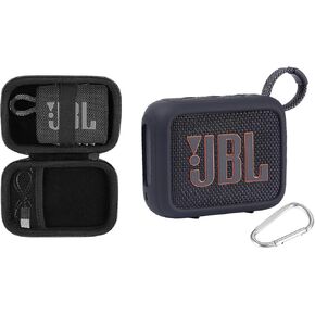 co2CREA Silicone + Hard Case for JBL Go 4 Speaker