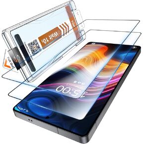 LK 2 Pack for Samsung Galaxy S25 Ultra Screen Protector, Military Grade Shatterproof, [Auto Dust-Elimination] 9H Tempered Glass for Samsung S25 Ultra Screen Protector, Full Coverage, Bubble Free