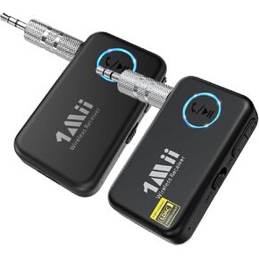 1Mii ML100 Bluetooth 5.3 Music Receiver for Car/Home Stereo & 1Mii ML100Pro LDAC Bluetooth Aux Adapter for Car