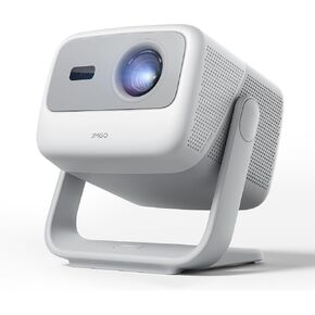 JMGO N1S GTV Portable Triple Laser Projector, 1080P FHD, 850 ISO Lumens, Official Netflix, HDR10, Gimbal Auto Image Correction, 200" 3D Home Theater Projector, 2*5W Dolby Digital Speakers
