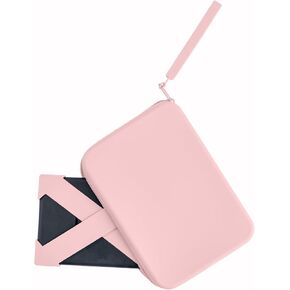 Strapsicle Bundle: Silicone Clutch & Hand Strap for Kindle Paperwhite 6.8" (11th & 12th Gen), Colorsoft, Signature Edition, and Other 6’’ E-Readers, Large - Blush