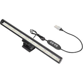 Laptop Monitor Light Bar, USB e Reading LED Task Lamp, 3 Adjustable Color Temperature, 10 Dimming Brightness Levels, Space Saving, Portable for Office/Travel/Home