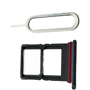 OEM Dual Sim Card Tray Holder Slot Socket+Pin Compatible with Motorola Razr 50 Ultra Parts Black