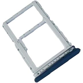 SIM Card Tray Holder Slot Replacement Compatible with Motorola Moto G Play 2024 XT2413 6.5 inch (Blue)