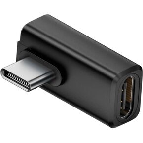 CY Adapter USB5.0 80Gbps Male to Female Extension Adapter Left Right Angled with 240W 16K 8K 5K Compatible with USB4.0 Thunderbolt3/4/5