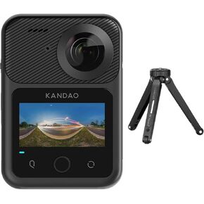 KanDao QooCam 3 Ultra 360 Action Camera with Tripod Stand