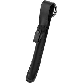 Pencil Case Holder for Apple Pencil (USB-C), Pencil Pro, and Pencil 2nd Generation, Small Microfiber PU Leather iPad Pencil Case with Portable Keychain Attach to Bag (1PC, Black)