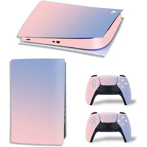 Skin Sticker for PS5 Console and Wireless Controller, Protective Vinyl Decal Cover Wrap for Digital Edition