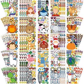 Easter Stickers 36 Sheets, Easter Stickers for Kids, Easter Egg Bunny Stickers for Envelopes Cards, Happy Easter Stickers, Easter Stickers Bulk for Decorating Party Favors Basket Stuffers