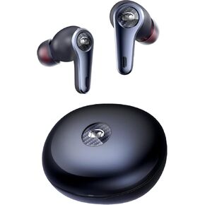 Monster Clarity 8.0 Hybrid Active Noise Cancelling Wireless Earbuds, 42dB in-Ear ANC Earphones Deep Bass with 6 Mics, Bluetooth 5.2, 50H Play Time with Wireless Charging Case