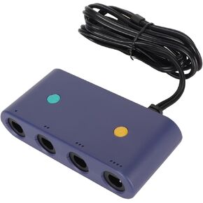 ciciglow Controller Adapter for, 3 in 1 Game Controller Converter for Switch, for WiiU, PC USB and for OS X, with 4 Ports and 150cm Long Cable