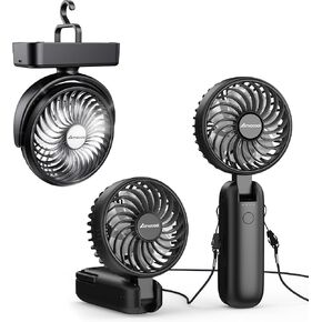 Portable Camping Fan & 3 in 1 Handheld Fan