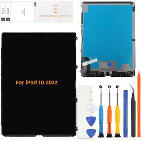 A-MIND LCD Display Screen Replacement for iPad 10th Gen 2022 (A2757, A2777, A2696) – 10.9" LCD Panel Only (No Touch Digitizer)