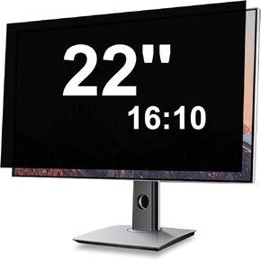 22 Inch Privacy Screen for Monitor for Widescreen Monitor - Anti Glare - Blue Light Filter - Anti-Scratch Protector (16:10 Aspect ratio)