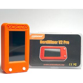 New NerdMiner V2 78KH/s T-Display S3 Bitcoin Solo Lottery Miner Win 6.25 BTC with Low Power Consumption - WiFi Connection, and USB-C Power (78 KH/s)