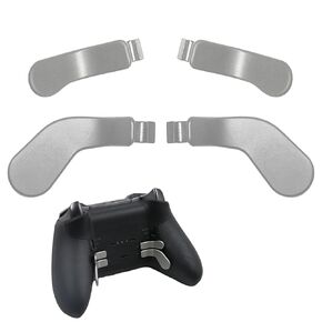 4 Pack Elite Controller Paddles for Xbox One Elite Series 2 ,Elite Series 2 Core Metal Paddles,Back Hair Trigger Locks Replacement Parts for Xbox Elite 2 Core/Elite Controller Series 2(Rainbow)