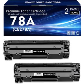 78A Toner Cartridge 2-Pack Replacement for HP 78A | CE278A Toner Compatible with HP P1606DN M1536 MFP M1536DNF P1560 P1566 P1606 Printer Ink.(2 Black)