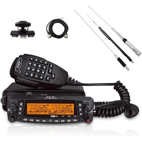 TYT TH-9800D Plus Version Quad Band Cross-Band 50W Mobile Transceiver with Quad Band Mobile Radio Antenna