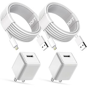 شاحن iPhone طوله 10 قدم ، [Apple MFI معتمد] 2pack 10 فص