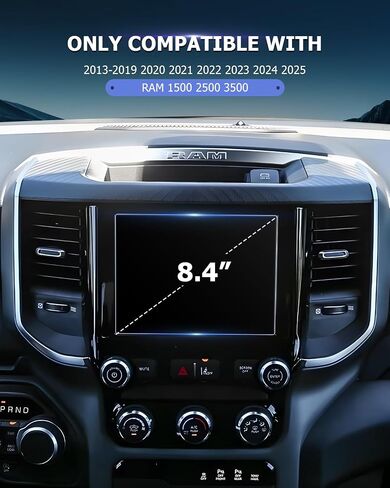 LUWU 2025 RAM 1500 Screen Protector for 2025 RAM 1500 Accessories 2025 RAM 1500 Laramie/Rebel/Limited/Limited Longhorn/Tungsten 10.25" Passenger-side Touchscreen Display Nano Plastic Touch Screen 2PCS in Saudi Arabia