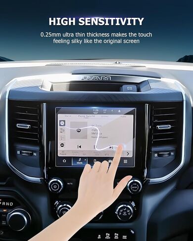LUWU 2025 RAM 1500 Screen Protector for 2025 RAM 1500 Accessories 2025 RAM 1500 Laramie/Rebel/Limited/Limited Longhorn/Tungsten 10.25" Passenger-side Touchscreen Display Nano Plastic Touch Screen 2PCS in Saudi Arabia