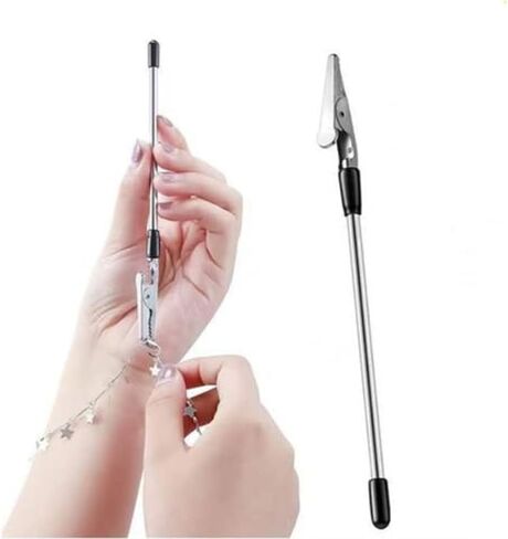 Bracelet Tool Jewelry Helper & Jewelry Clasps and Closures Fastener with Watch Clasps Hand Bracelet Helpers Fastening Hooking Equipment for Bracelet Necklace Watch Clasps Zipper Gift in Saudi Arabia