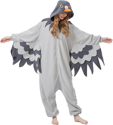 Adult Pigeon Onesie Costume Pajamas,animal birds Onesie Pajamas,Christmas Halloween Pigeon Onesie Pajamas in Saudi Arabia