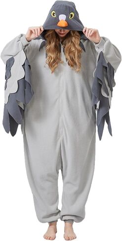 Adult Pigeon Onesie Costume Pajamas,animal birds Onesie Pajamas,Christmas Halloween Pigeon Onesie Pajamas in Saudi Arabia