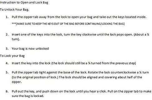 Locking Bank Bag Canvas Keyed Security (Gray Blue) in Saudi Arabia
