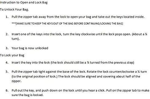 Locking Bank Bag Canvas Keyed Security (Gray Blue) in Saudi Arabia