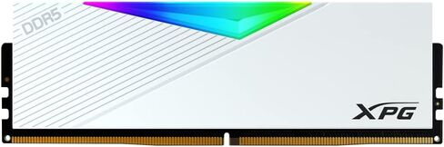 XPG Lancer RGB DDR5 6400MHz 32GB (2x16GB) CL32 UDIMM 288-Pins Desktop SDRAM DDR5 Dual Channel RAM Kit White Heatsink (AX5U6400C3216G-DCLARWH) in Saudi Arabia