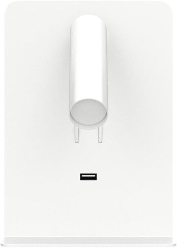 Zerouno Modern Bed Side Lamp لمجموعة غرفة نوم من 2 ، قابس أسود في الجدار ، ضوء القراءة ضوء ، سرير سرير الجدار الشمع in Kuwait