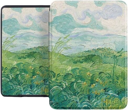 غطاء جلدي لـ Kindle Paperwhite 12th Gen 2024 (7 ") و Kindle Colorsoft Signature Edition (7") ، Auto Sleep Wake (CAT) in Kuwait