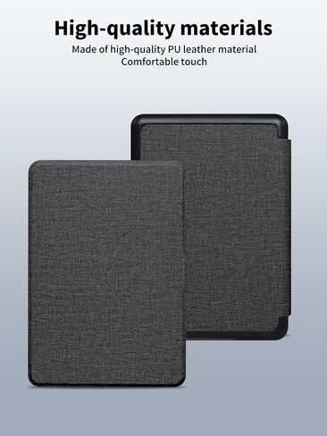 حالة 7 بوصة kindl-e paperwhite 12th Gen 2024 و Kindl-e Colorsoft Signature Edition ، حالة noukaju لـ Kindl-e Paperwhite 2024 (Gen 12th) 7 بوصة ، وميزة حزام اليد (الأسود) (أسود) in Kuwait