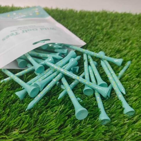 The American Golf Tee - 50 Pack 3 1/4 Inch Extra-Thick Premium Bamboo Wood Golf Tees - Red, White, and Blue Pride Golf Gifts for Men and Women - Premium Golf Accessories in Saudi Arabia