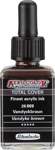 Schmincke - Aero Color® Professional - أرقى سائل ، طلاء أكريليك عالي اللون للطلاء الأكريليكي ، البخاخة ، وسائل الإعلام المختلطة ، الحبر الأكريليك ، أحمر اللهب - 28 مل in Saudi Arabia