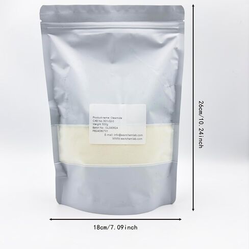 Eastchem 98.5% Purity of Oleic Acid Amide, Oleamide,CAS:301-02-0 (100g) in Saudi Arabia