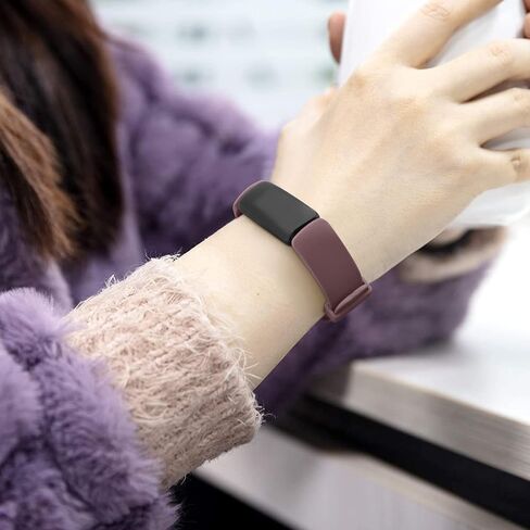 4 Pack Bands Compatible with Fitbit Inspire 2 Bands for Women Men, Adjustable Replacement Sport Wristbands Straps for Fitbit Inspire 2 / Ace 3 in Kuwait