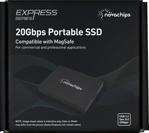 Express 1 تيرابايت محمولة SSD (20 جيجابت في الثانية ، USB 3.2) متوافق مع Magsafe مع Magsafe ، و iPhone 16/15 ، والهواتف الذكية ، والكاميرات ، وأجهزة الكمبيوتر المكتبية ، وأجهزة الكمبيوتر المحمولة in Kuwait
