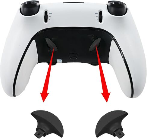 4 Pcs Edge Controller Back Paddles for PS5 DualSense Edge Controller, Paddles Replacement Compatible with PS5 Edge Controller, Metal Paddles for PS5 DualSense Controller (Silver) in Kuwait