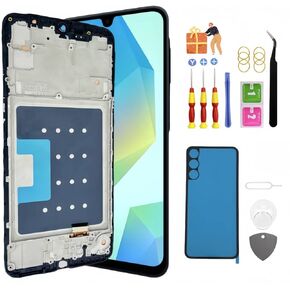 TFT Galaxy A16 5G Screen Replacement for Samsung Galaxy A16 5G LCD Screen Pantalla Touch Digitizer Display with Frame Toolkits SM-A166M/DS A166P NO Fingerprint US Version